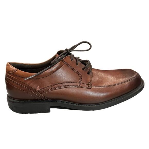 Rockport 2 Apron Toe lace up‎ new brown gradient square toe shoes size 9.5 main image 7